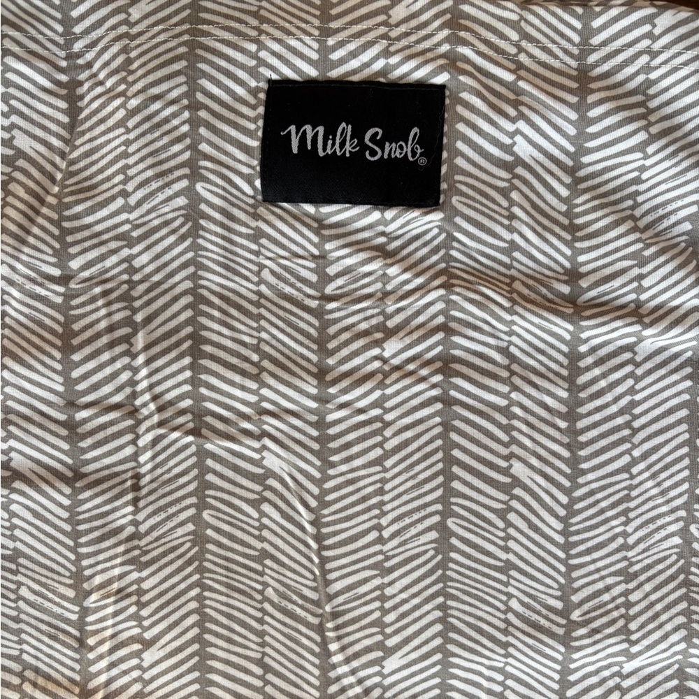 NWT Milk Snob Gray Herringbone Pattern 5 in 1 Cover